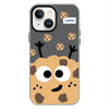 For iPhone 14 Skin Feeling Jelly TPU Hybrid PC Phone Case(Cookie Black)