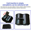 12 Cards US Plug Not Easy To Fade Card Pattern 9W Double Cylinder Water Pattern Christmas Projection Light