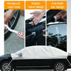 Car Half-cover Car Clothing Sunscreen Heat Insulation Sun Nisor, Aluminum Foil Size: 4.9x1.9x1.7m