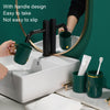 JM043 Home Mouthwash Cup Set Couple Convenient Travel Toothbrush Box, Style: 3 Cups Dark Green