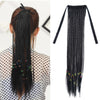 Bosnian Style Handmade Scorpion Wig Ponytail Strap Ponytail (Natural Black)