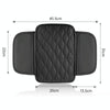 Car Armrest Box Leather Storage Heightening Pad(Beige)