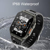 A70 1.96 Inch Health Monitoring Multifunctional IP68 Waterproof Bluetooth Call Smart Watch(Silver Steel)