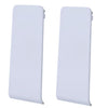 For Nintendo Switch Console 2pcs Replacement Kickstand Back Shell Holder(White)