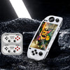 E6 Handheld Game Console 5 Inch IPS Screen Retro Gamebox  With 2 Handles 32GB(White)