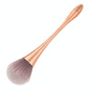 Single Small Waist Makeup Brush Nail Powder Dust Blush Loose Powder Brush, Specification: Golden Rod Brown Hair