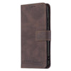 For vivo Y11 / Y15 / Y12 / Y17 Magnetic Clasp RFID Blocking Anti-Theft Leather Case with Holder & Card Slots & Wallet(Brown)