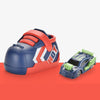 2 In 1 Children Toy Car Set One Button Press Ejection Inertia Car Toys(Red)