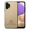 For Samsung Galaxy A32 4G Twill Fabric Leather Skin Back Phone Case(Khaki)