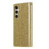 For Samsung Galaxy S24 FE 5G Glitter Powder Love Leather Phone Case(Gold)
