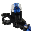 1 Pair A6313-01 22mm Motorcycle Brake and Clutch Master Cylinder Hydraulic Handbrake Handle(Blue)
