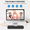 PULUZ 10W Soundbar Wired Wireless Bluetooth Surround Speaker(Black)