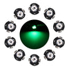 10 PCS 0.5W T3 Instrument Panel LED Light Dashboard Indicator Lamp Bulb (Green Light)