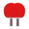REGAIL 8020 2 in 1 Short Handle Penhold Ping Pong Racket + Ping Pong Ball Set for Training