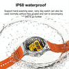 K62 1.43 Inch Waterproof Bluetooth Call Weather Music Smart Sports Watch, Color: Silver Steel