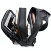BANGE BG-77107 Men One-Shoulder Bag Casual Simple Messenger Bag with External USB Charging Port(Black)