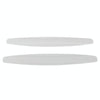2 PCS Universal Car Body Carbon Fiber Bumper Guard Protector Sticker/Car Crash Bar Bumper Strips /Car Crash Strips/Anti-rub Strips/Anti-rub Bar(White)