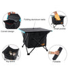 CLS Outdoor Folding Picnic Table Storage Hanging Bag Portable Invisible Pocket Storage Hanging Pocket,Style: Table Small + Small Pocket