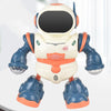 Intelligent Early Education Sound and Light Mechanical Robot Toys, Color: 4 Blue