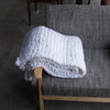 Fashion Handmade Knitted Wool Blanket, Size:130X160cm(Grey)