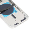 iPhone 13 Pro Max White Battery Back Cover with Keys & Wireless Charging