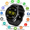 BW0223 Heart Rate/Blood Oxygen/Blood Pressure Monitoring Bluetooth Smart Calling Watch, Color: Mesh Blue