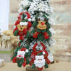 Christmas Ornaments Christmas Tree Three-dimensional Non-woven Fabric Pendant(Snowman)