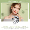 S925 Sterling Silver Star And Moon DIY Bead Accessories