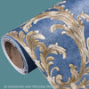 Damascus Self-Adhesive Embossed Wallpaper Thick 3D Non-Woven Fabric Fine Embossed Bedroom Wallpaper, Specification: 0.53 x 3 Meters(1682 Cream Color)