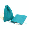 50 PCS Multi size Linen Jute Drawstring Gift Bags Sacks Wedding Birthday Party Favors Drawstring Gift Bags, Size:7x9cm(White)