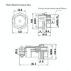 DIY 16mm 6-Pin GX16 Aviation Plug Socket Connector (5 Pcs in One Package, the Price is for 5 Pcs)