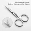 5 PCS Stainless Steel Elbow Eyebrow Trimming Scissors