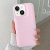 For iPhone 14 Leather Texture Phone Case(Pink)