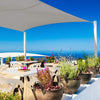 Outdoor Garden Sunshade Sail Waterproof Anti-UV Canopy, Size: 3m x 4m(Beige)