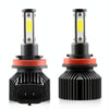M6 H8 / H9 / H11 2 PCS DC9-36V / 25W / 6000K / 2500LM IP68 Waterproof Car LED Headlight(Cold White Light)