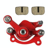 Motorcycle Disc Brake Caliper Pads For ATV Harley 49CC Trotting Red Left