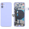 iPhone 12 Mini Back Cover Assembly (Purple) - Battery, Buttons, Camera Lens