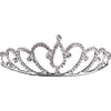2pcs Little Girl Crown Hair Band Alloy Hair Ornaments Rhinestone Headdress(Model A)