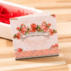 10 PCS Square Bronzing Color Print Thanks Greeting Cards(17)