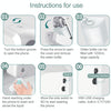 1200ML Touchless Automatic Infrared Sensor Spray Sterilization Dispenser(White)