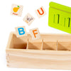 English Words Numbers Fruit Cognition Enlightenment Puzzle Wooden Toys Early Learning Matching Box