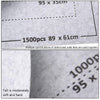 Solid Felt Jigsaw Puzzle Organizer Mat, Specification: 26 x 46 inch(Gray-No Printed-Single)