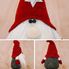 Christmas Ornament Five-Pointed Star Forester Doll Santa Claus Ornament(Red Hat)