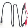2x 0.5m BNC to Dual Crocodile Clip Test Leads 250V