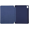 For iPad Air 2022 / 2020 10.9 Silicone 3-Folding Full Coverage Leather Case(Dark Blue)