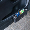 Car Door Coin Storage Box Trash Can(Black)