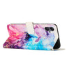 For Samsung Galaxy A06 Painted Marble Pattern Leather Phone Case(Pink Purple)