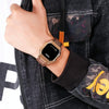 SKMEI 1650 Steel Strap Version LED Digital Display Electronic Watch with Touch Luminous Button(Gold)