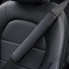30cm Carbon Fiber Car Leather Seat Belt Cover Shoulder Pads For Trucks