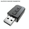 RT02 USB Bluetooth Audio Adapter Receives Transmits 2-in-1 Bluetooth 5.0 Hands-free Talk Car Bluetooth Receiver